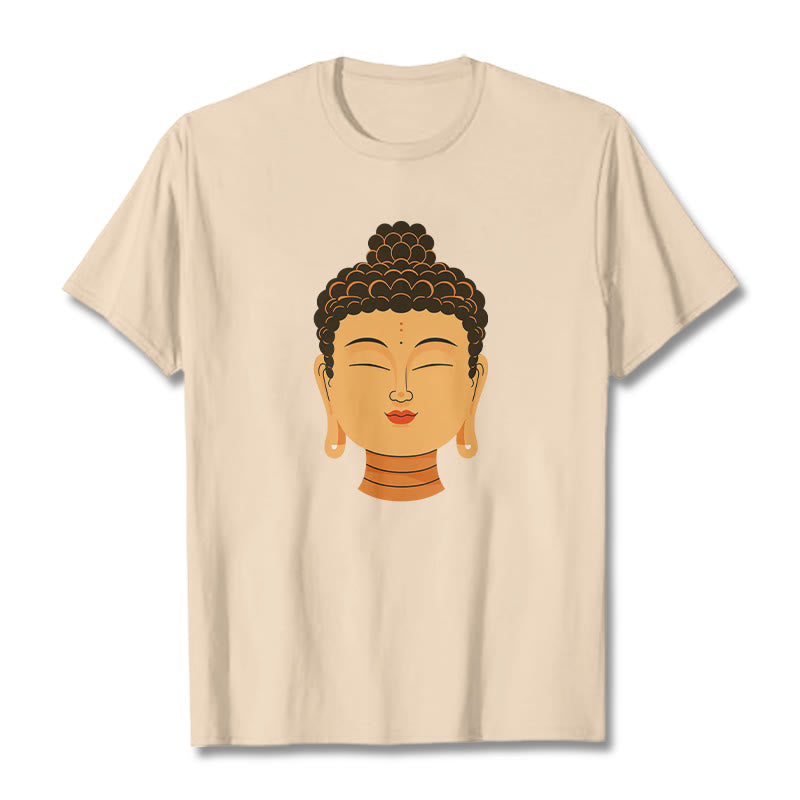Buddha Stones Blessed Meditation Buddha Tee - Biscotto - 2XL - image 16