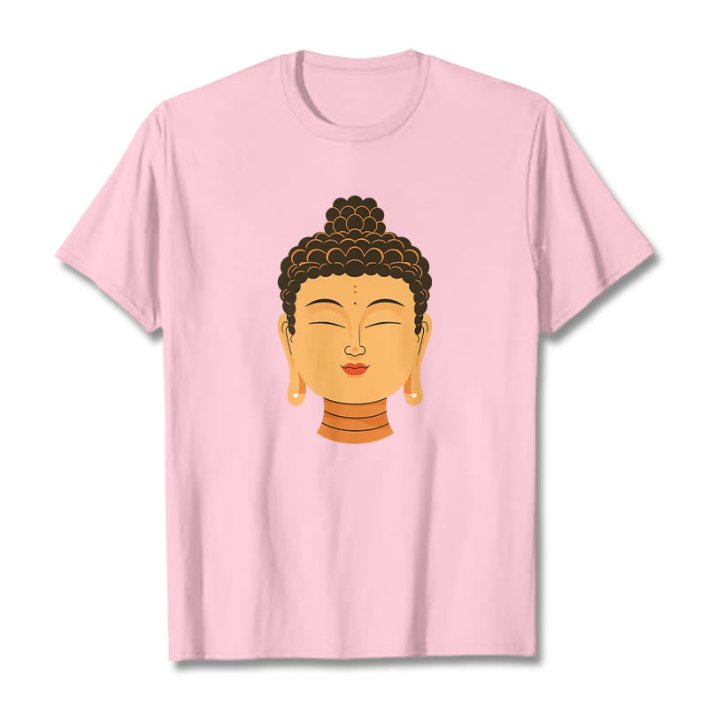 Buddha Stones Blessed Meditation Buddha Tee - Rosa chiaro - 2XL - image 11