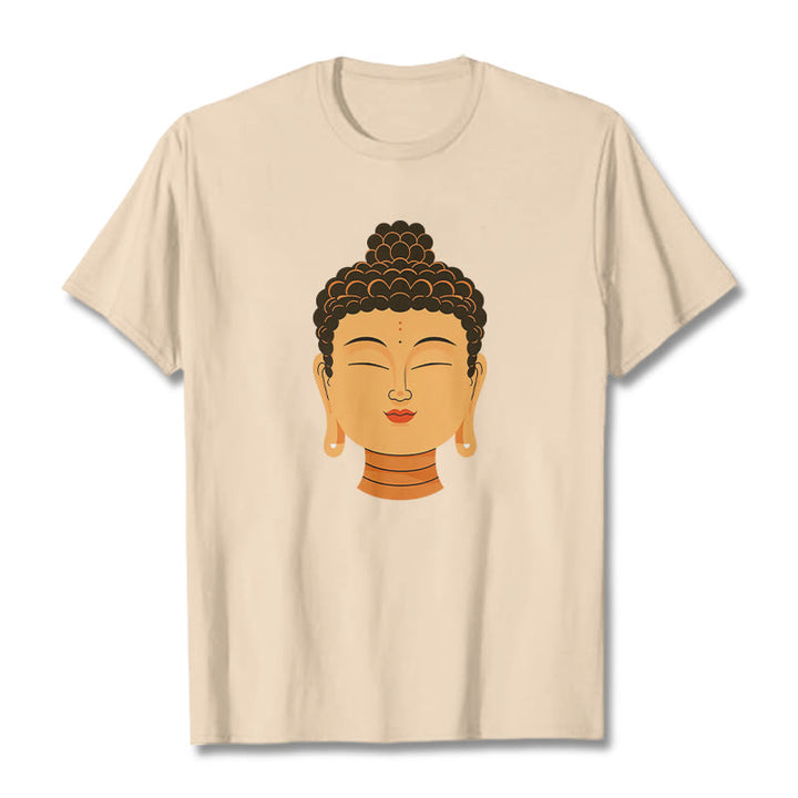 Buddha Stones Blessed Meditation Buddha Tee - Biscotto - 2XL - image 17