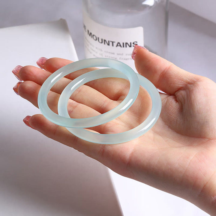 Braccialetto energetico Buddha Stones Blue Chalcedony Emotional Balance - image 2