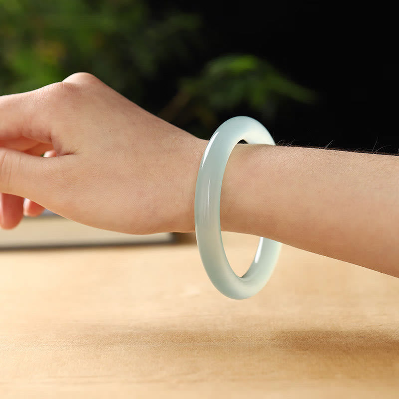 Braccialetto energetico Buddha Stones Blue Chalcedony Emotional Balance - image 1