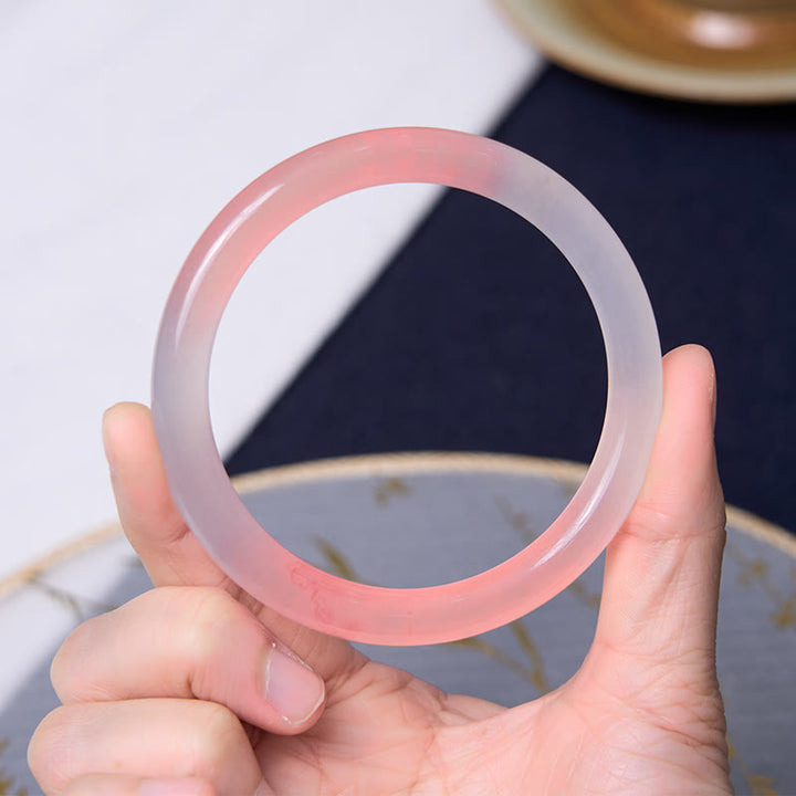 Buddha Stones che attraggono amore e protezione Bracciale rosa Bangle Bundle
