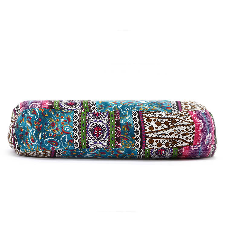 Borsa a tracolla con stampa a strisce di cotone Buddha Stones