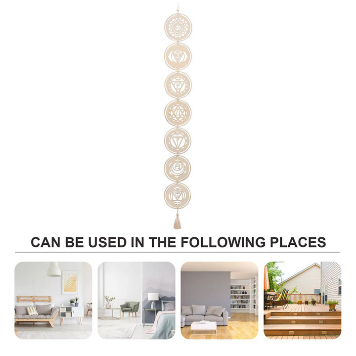 Buddha Stones Chakra Balancing Wall Hanger Decorazione per la casa
