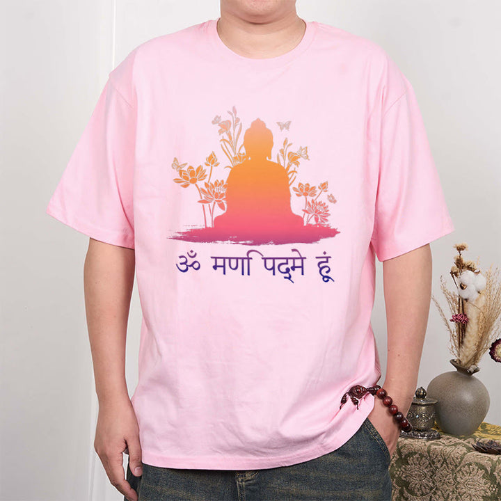 T-shirt Buddha Stones in sanscrito OM NAMAH SHIVAYA