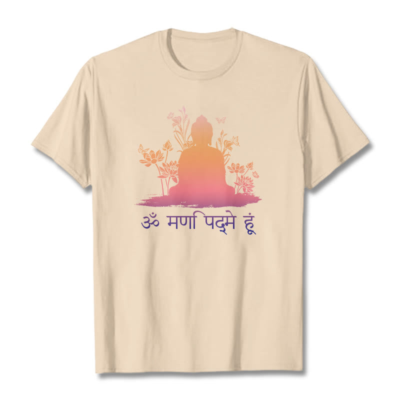 T-shirt Buddha Stones in sanscrito OM NAMAH SHIVAYA - Biscotto - 2XL - image 10