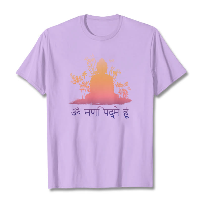 T-shirt Buddha Stones in sanscrito OM NAMAH SHIVAYA