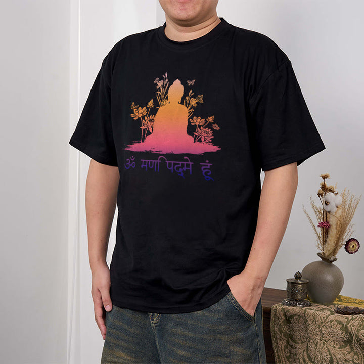 T-shirt Buddha Stones in sanscrito OM NAMAH SHIVAYA