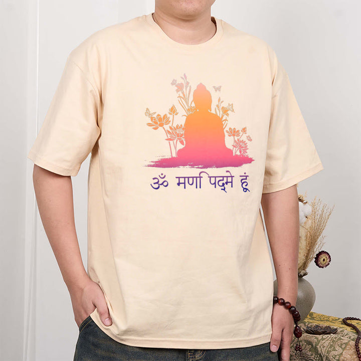 T-shirt Buddha Stones in sanscrito OM NAMAH SHIVAYA