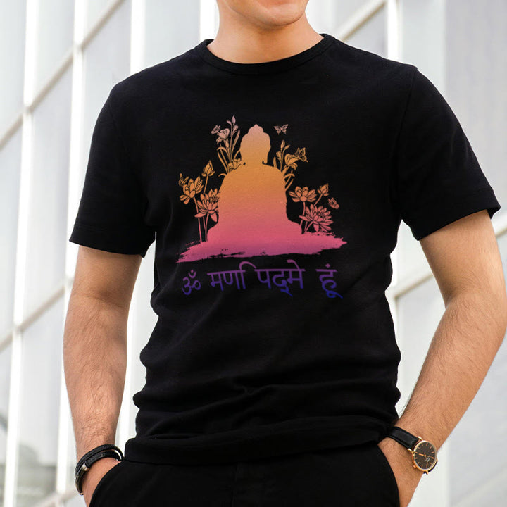 T-shirt Buddha Stones in sanscrito OM NAMAH SHIVAYA