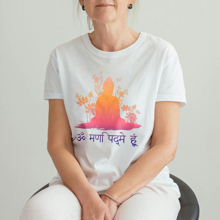 T-shirt Buddha Stones in sanscrito OM NAMAH SHIVAYA