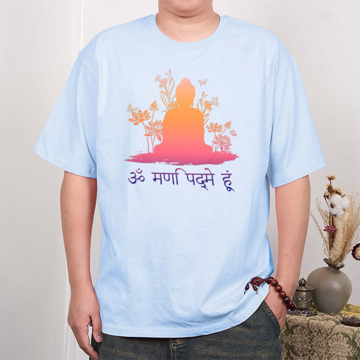T-shirt Buddha Stones in sanscrito OM NAMAH SHIVAYA