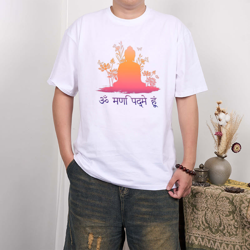 T-shirt Buddha Stones in sanscrito OM NAMAH SHIVAYA - image 1