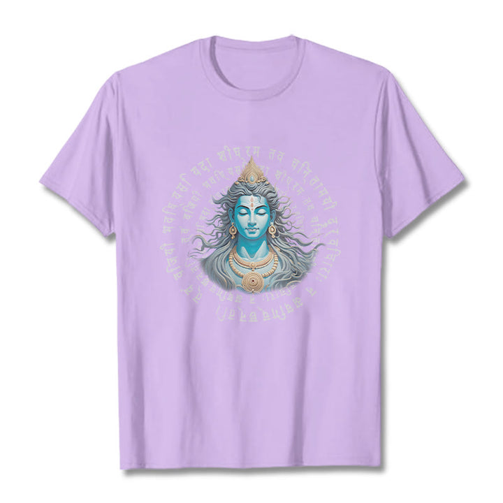 Maglietta Buddha Stones Sanscrito Hai Vinto Quando Impari - Prugna - 2XL - image 16