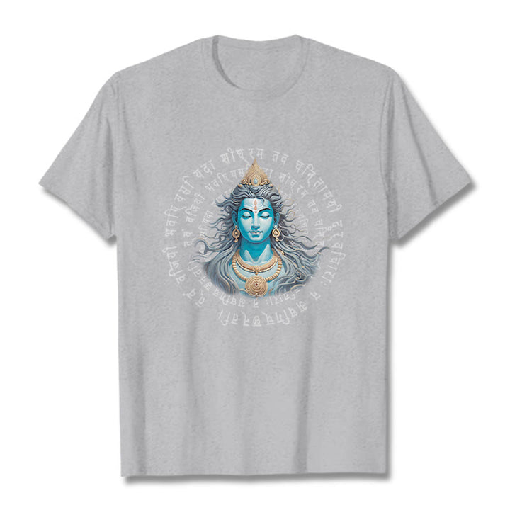 Maglietta Buddha Stones Sanscrito Hai Vinto Quando Impari - Grigio chiaro - 2XL - image 19