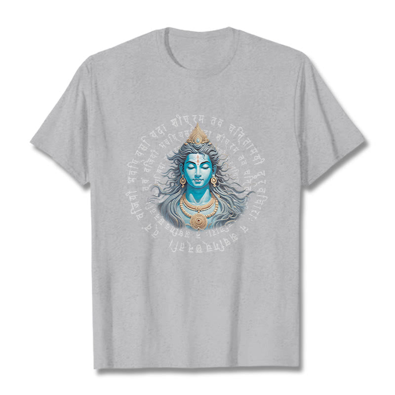 Maglietta Buddha Stones Sanscrito Hai Vinto Quando Impari - Grigio chiaro - 2XL - image 18