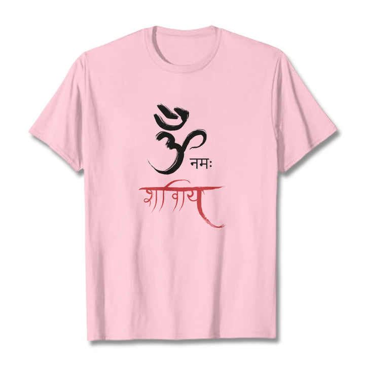 T-shirt Buddha Stones OM NAMAH SHIVAYA Mantra sanscrito