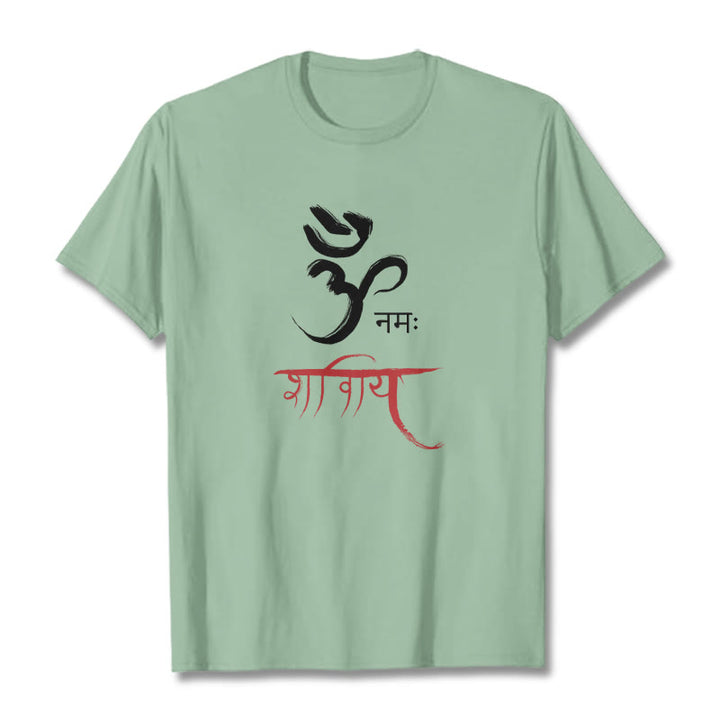 T-shirt Buddha Stones OM NAMAH SHIVAYA Mantra sanscrito
