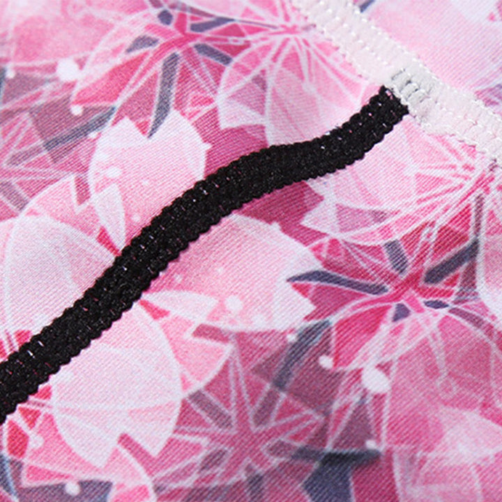 Leggings sportivi da yoga con stampa Buddha Stones Cherry Blossoms Sakura Lines Pantaloni capri da yoga da donna