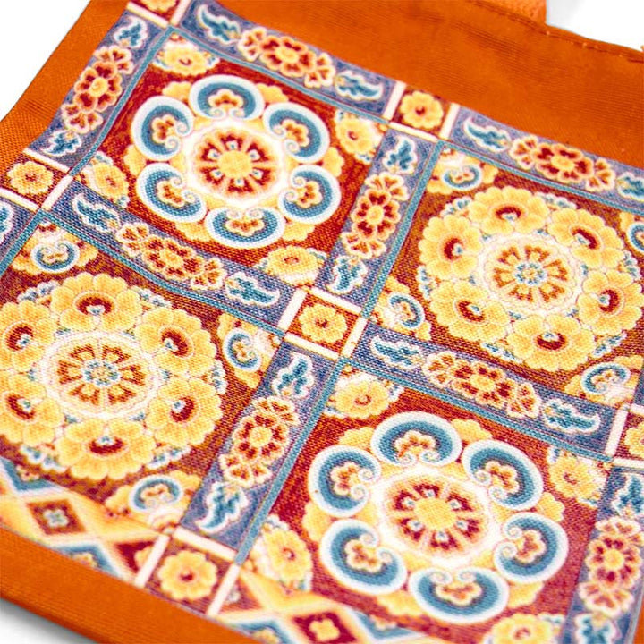 Buddha Stones Dunhuang Apsara volanti Statue di Buddha di loto Borsa di tela - image 13