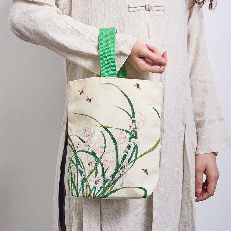 Borsa a mano in Buddha Stones Orchid Bee