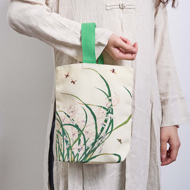 Borsa a mano in Buddha Stones Orchid Bee