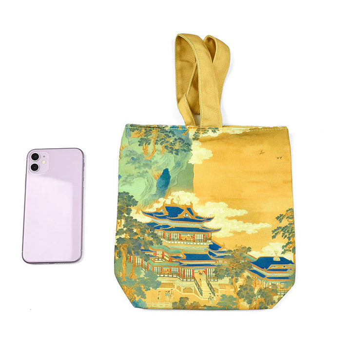 Buddha Stones Immortal Pavilions Roses Borsa in tela - image 3