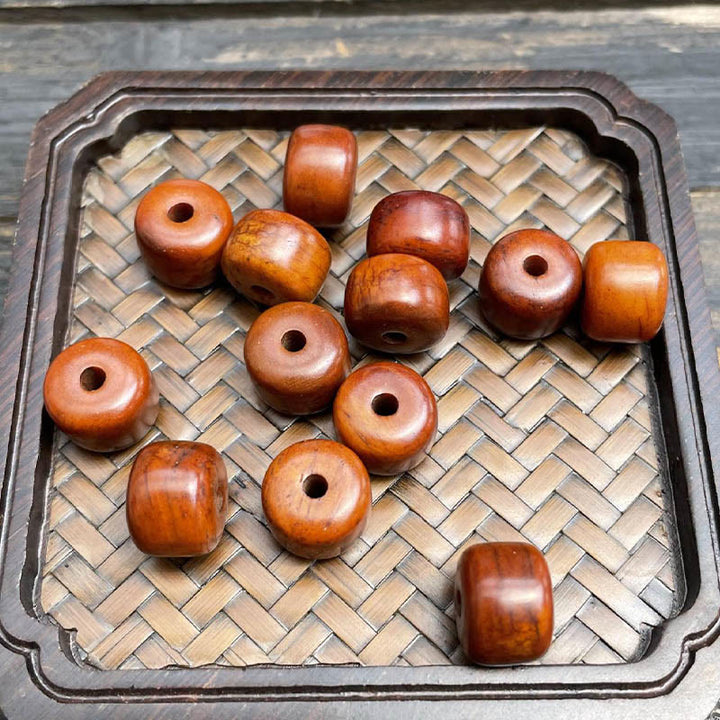 Braccialetto di forza Buddha Stones di osso tibetane, perline Dzi a tre occhi, corno di pecora, agata rossa