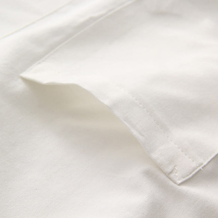 Camicia da uomo in cotone a maniche corte con bottoni a forma di rana cinese Buddha Stones Tang Suit con tasche - image 7