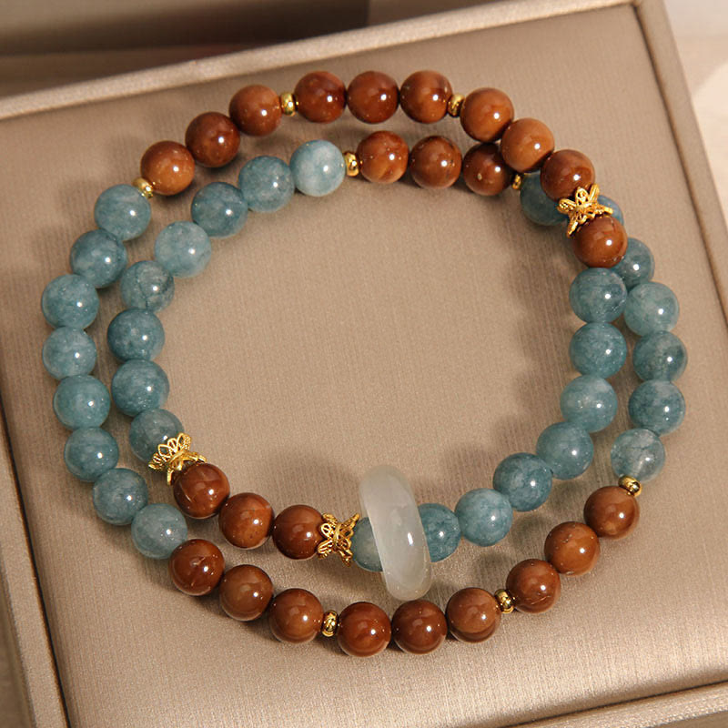 Braccialetto di giada con semi di Kuka Buddha Stones, ricchezza e fortuna