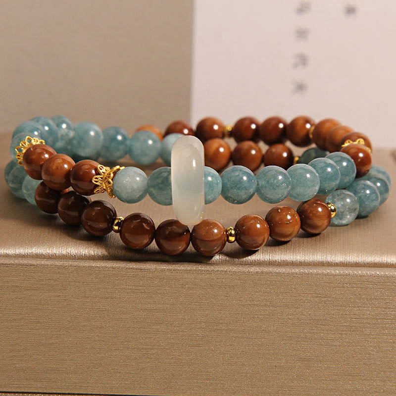 Braccialetto di giada con semi di Kuka Buddha Stones, ricchezza e fortuna