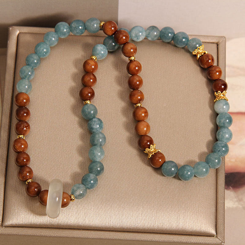 Braccialetto di giada con semi di Kuka Buddha Stones, ricchezza e fortuna