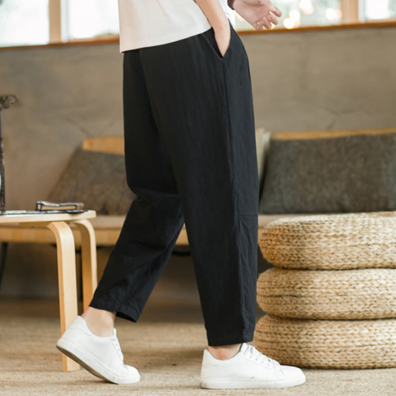 Buddha Stones da uomo in cotone con tasche Buddha Stones - image 11