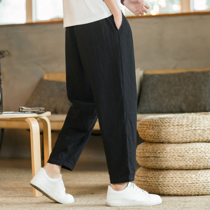 Buddha Stones da uomo in cotone con tasche Buddha Stones - image 11