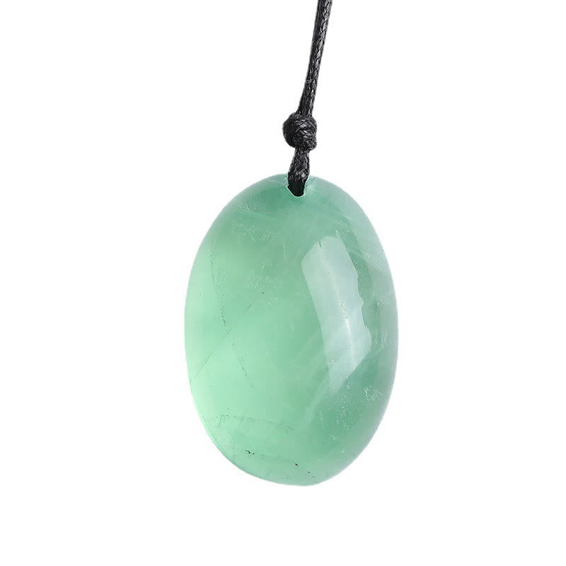 Collana con ciondolo di fluorite verde Buddha Stones Power - image 4