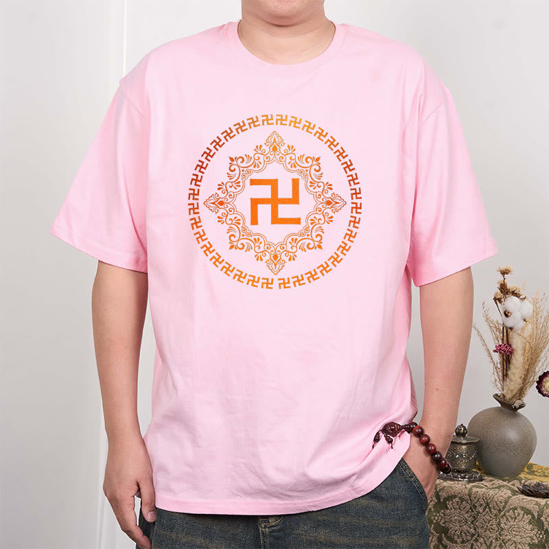 Maglietta con Buddha Stones svastica - image 18