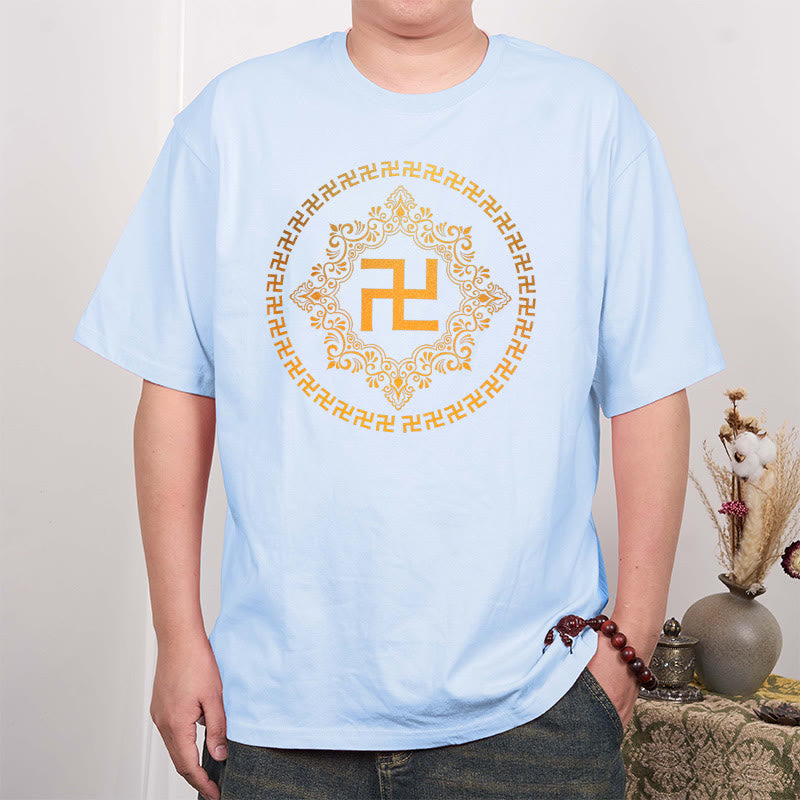 Maglietta con Buddha Stones svastica - image 16