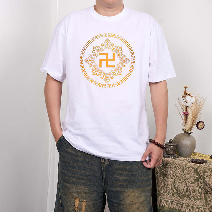 Maglietta con Buddha Stones svastica - image 3