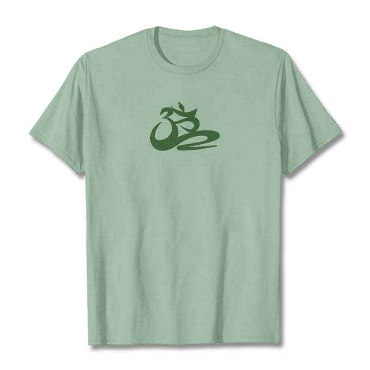 Maglietta Buddha Stones OM Tee - Verde pallido - 2XL - image 22
