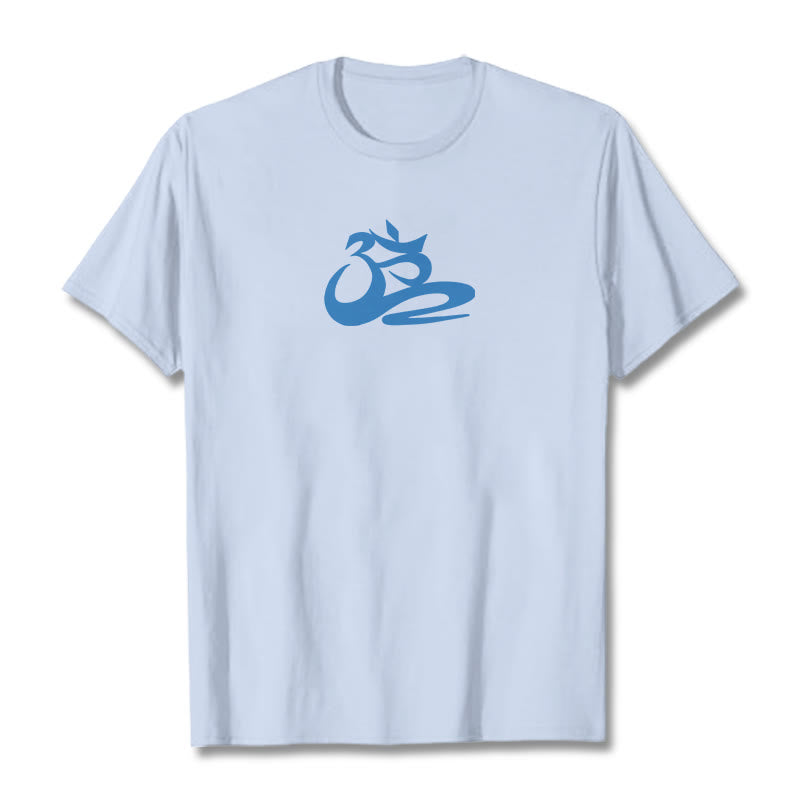 Maglietta Buddha Stones OM Tee - Ciano chiaro - 2XL - image 16