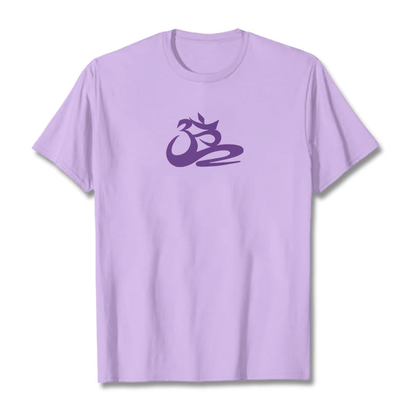 Maglietta Buddha Stones OM Tee - Prugna - 2XL - image 0