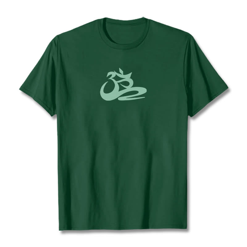 Maglietta Buddha Stones OM Tee - Verde foresta - 2XL - image 4