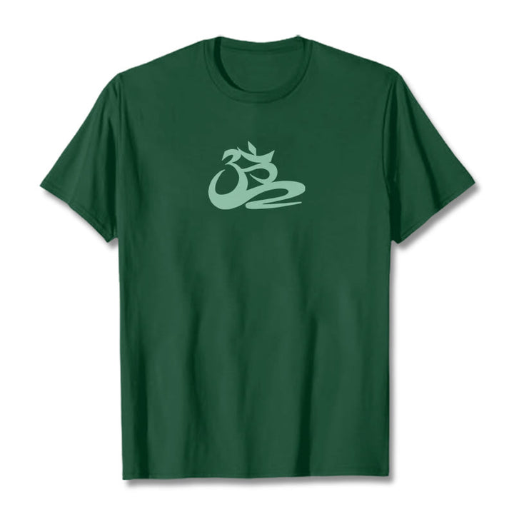 Maglietta Buddha Stones OM Tee - Verde foresta - 2XL - image 4