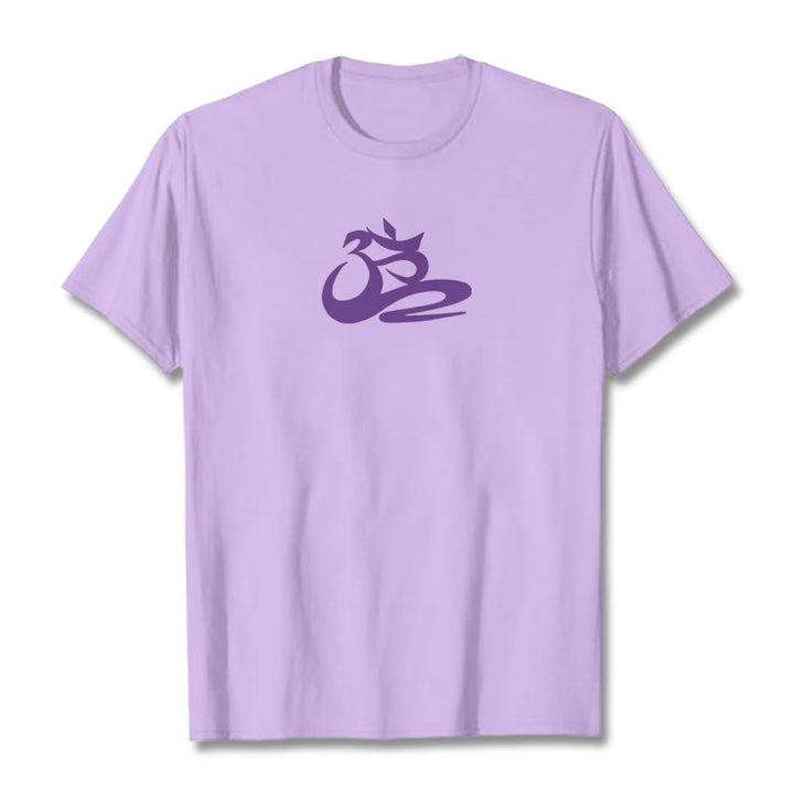 Maglietta Buddha Stones OM Tee - Prugna - 2XL - image 1