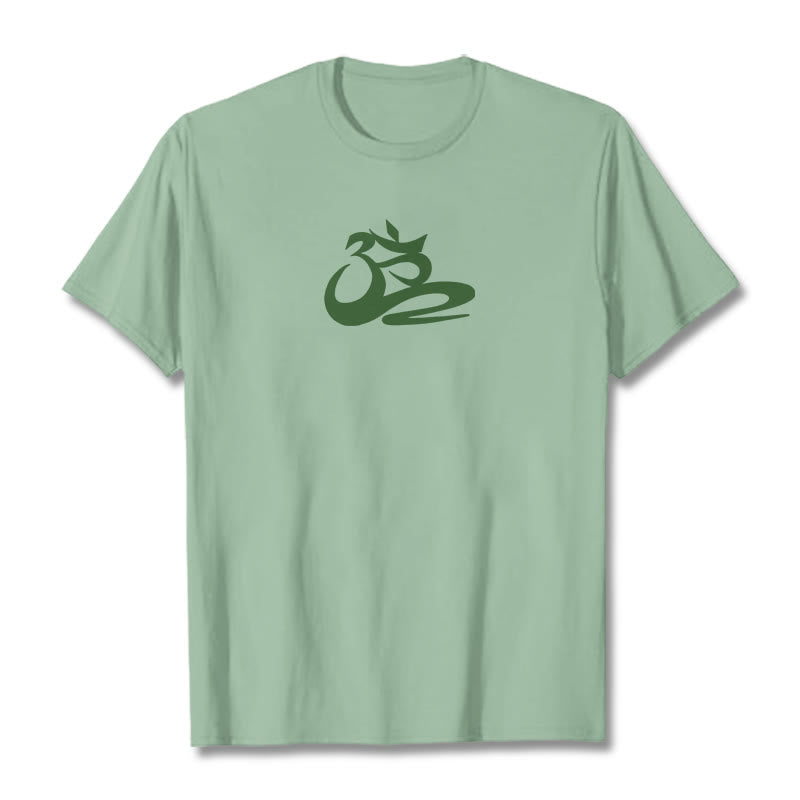 Maglietta Buddha Stones OM Tee - Verde pallido - 2XL - image 23