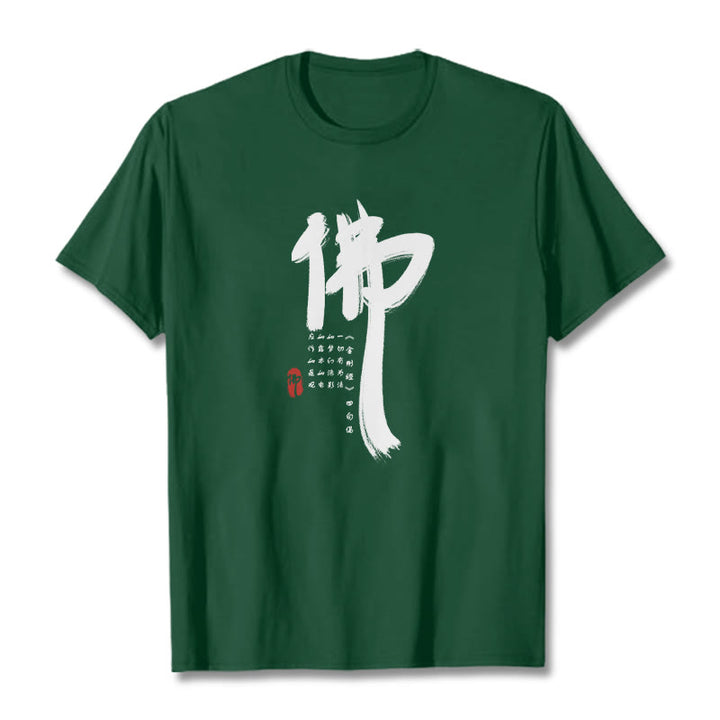 Maglietta Buddha Stones Fo Buddha - Verde foresta - 2XL - image 8