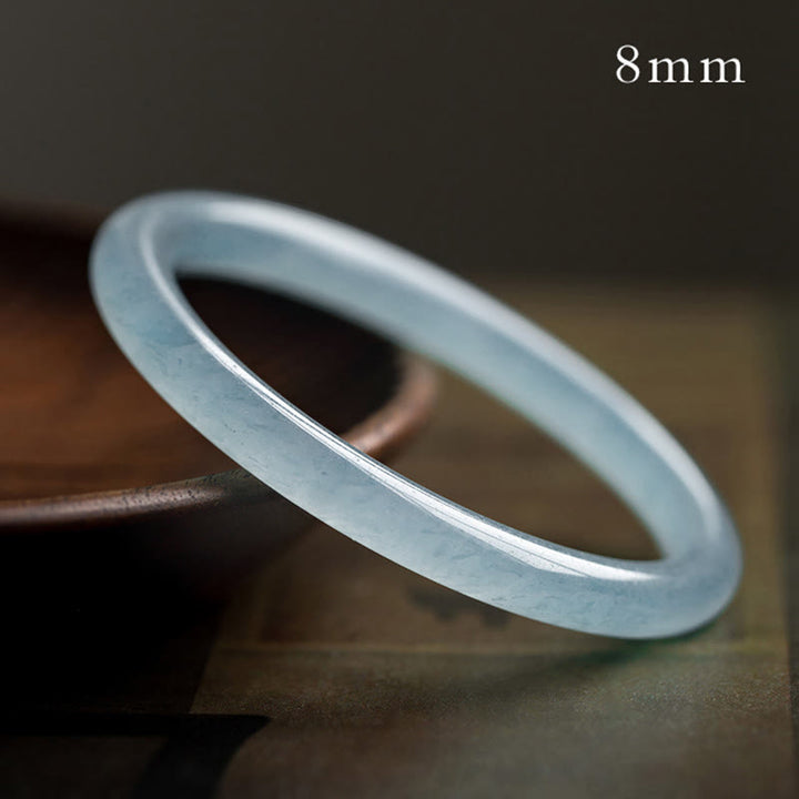 Braccialetto Buddha Stones Natural Aquamarine Serenity - 8 mm - 64-65 mm - image 9