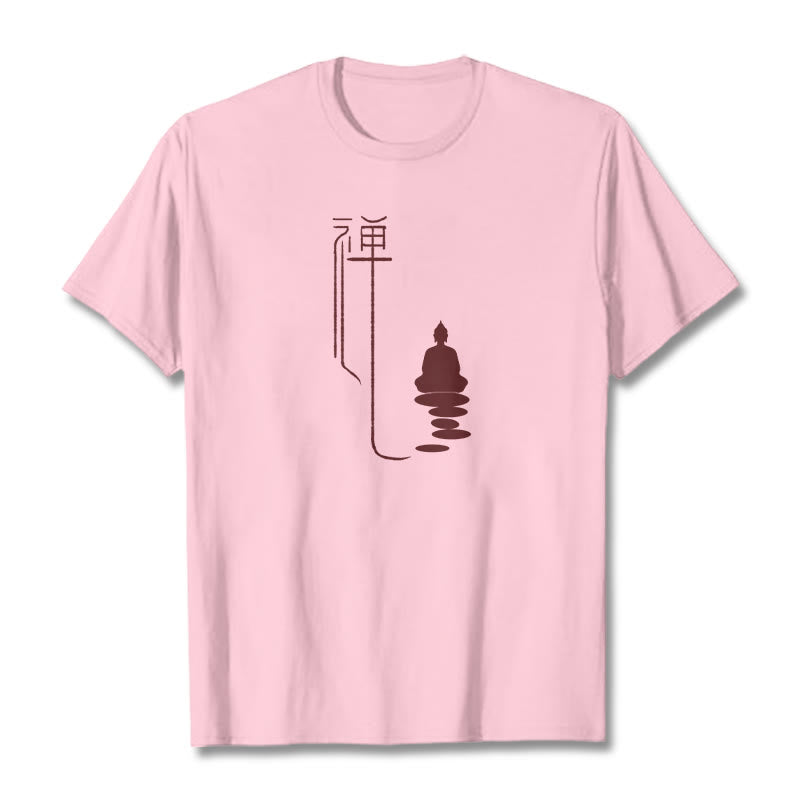 Maglietta Buddha Stones Zen Buddha Tee - Rosa chiaro - 2XL - image 12