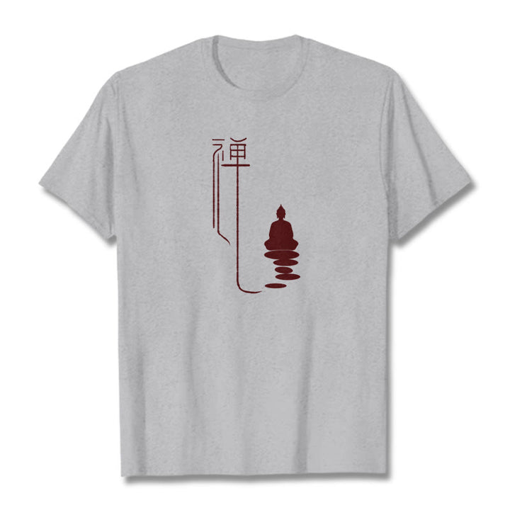 Maglietta Buddha Stones Zen Buddha Tee - Grigio chiaro - 2XL - image 19