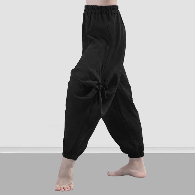Pantaloni da yoga traspiranti in modal tinta unita Buddha Stones - Nero - US12, UK/AU16, EU44 (3XL) - image 19
